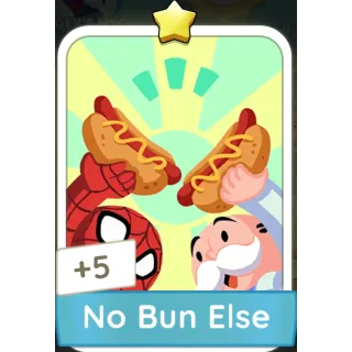 No Bun Else Monopoly GO 1 Stars stickers