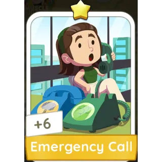 Emergency Call Monopoly GO 1 Stars stickers