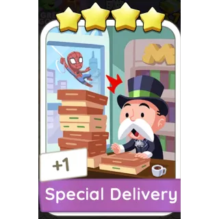 Special Delivery Monopoly GO 4 Stars stickers