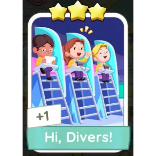 Hi Divers Monopoly GO 3 Stars stickers