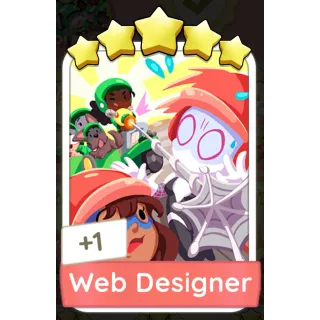 Web Designer Monopoly GO 5 Stars stickers