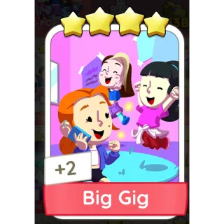 Big Gig Monopoly GO 4 Stars stickers