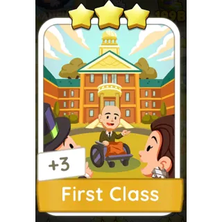 First Class Monopoly GO 3 Stars stickers