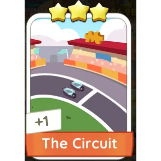 The Circuit Monopoly GO 3 Stars stickers