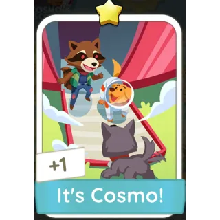 It’s Cosmo! Monopoly GO 1 Stars stickers