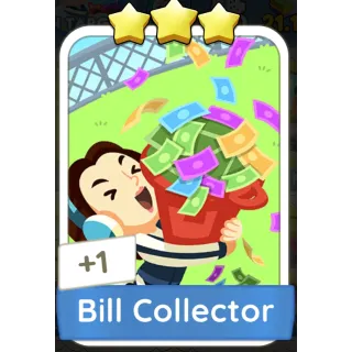 Bill Collector Monopoly GO 3 Stars stickers