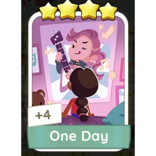 One Day Monopoly GO 4 Stars stickers