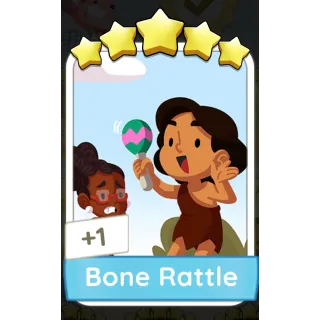 Bone Rattle Monopoly GO 5 Stars stickers Prestige