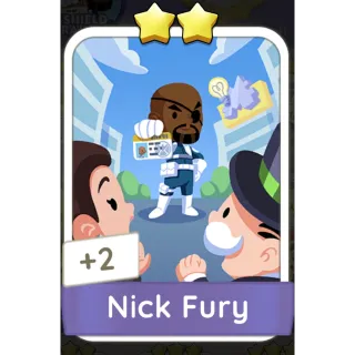 Nick Fury Monopoly GO 2 Stars stickers