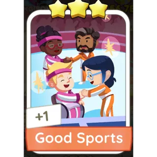 Good Sports Monopoly GO 3 Stars stickers