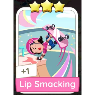 Lip Smacking Monopoly GO 3 Stars stickers