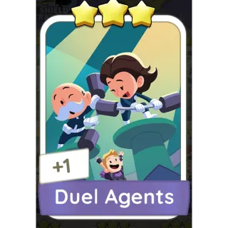 Duel Agents Monopoly GO 3 Stars stickers