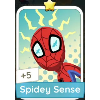 Spidey Sense Monopoly GO 1 Stars stickers