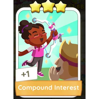 Compound Interest Monopoly GO 3 Stars stickers