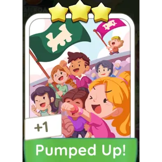 Pumped Up! Monopoly GO 3 Stars stickers