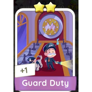 Guard Duty Monopoly GO 2 Stars stickers