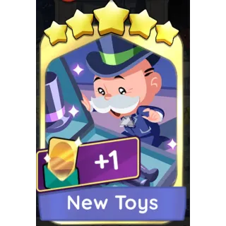 New Toys Monopoly GO 5 Stars stickers