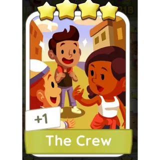 The Crew Monopoly GO 4 Stars stickers