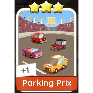 Parking Prix Monopoly GO 3 Stars stickers