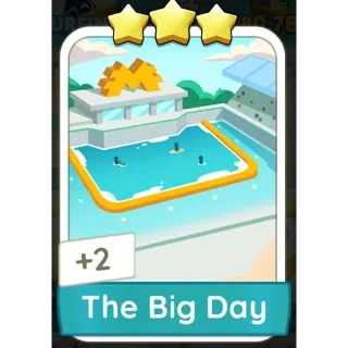 The Big Day Monopoly GO 3 Stars stickers