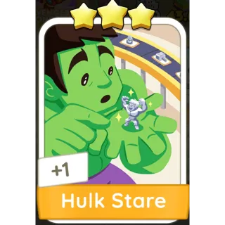 Hulk Stare Monopoly GO 3 Stars stickers