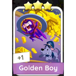 Golden Boy Monopoly GO 3 Stars stickers