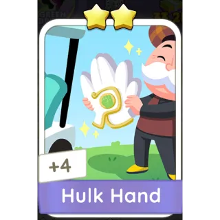 Hulk Hand Monopoly GO 2 Stars stickers