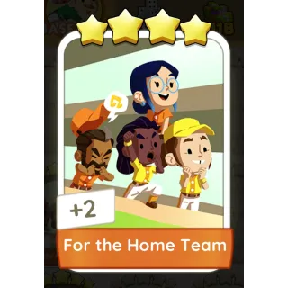 For the Home Team Monopoly GO 4 Stars stickers