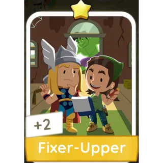 Fixer-Upper Monopoly GO 1 Stars stickers