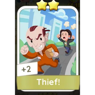 Thief! Monopoly GO 2 Stars stickers