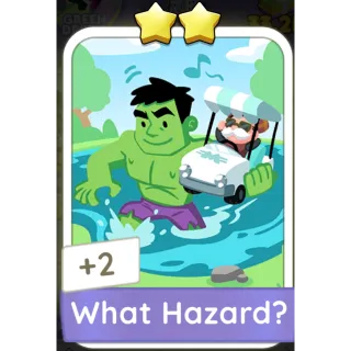 What Hazard? Monopoly GO 2 Stars stickers