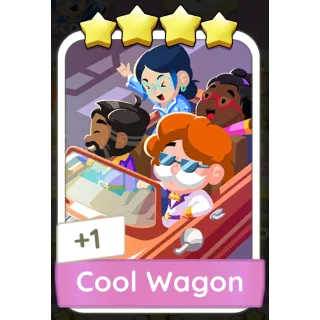 Cool Wagon Monopoly GO 4 Stars stickers