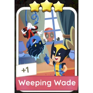 Weeping Wade  Monopoly GO 3 Stars stickers