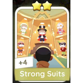 Strong Suits Monopoly GO 2 Stars stickers