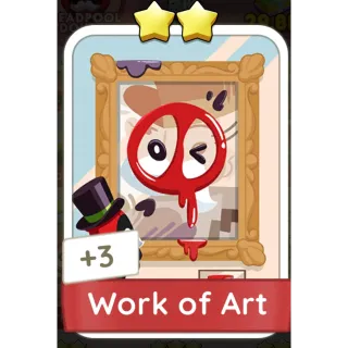 Work of Art Monopoly GO 2 Stars stickers