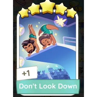 Don’t Look Down Monopoly GO 5 Stars stickers