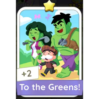 To the Greens! Monopoly GO 1 Stars stickers