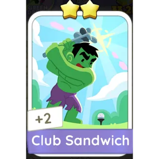 Club Sandwich Monopoly GO 2 Stars stickers