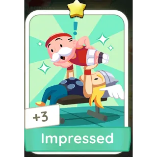 Impressed Monopoly GO 1 Stars stickers