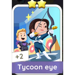 Tycoon eye Monopoly GO 2 Stars stickers