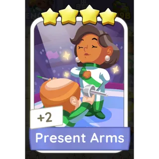 Present Arms Monopoly GO 4 Stars stickers