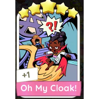 Oh My Cloak Monopoly GO 5 Stars stickers