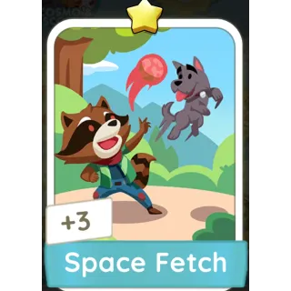 Space Fetch Monopoly GO 1 Stars stickers