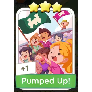 Pumped Up! Monopoly GO 3 Stars stickers