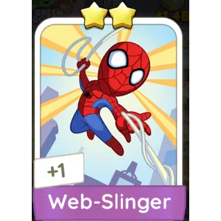 Web-Slinger Monopoly GO 2 Stars stickers