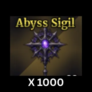 1000x Abyss Sigil
