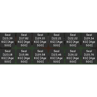 100KG AGE500 SEALS