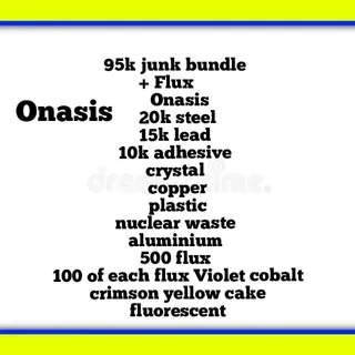 Junk | 95k junk 500 flux