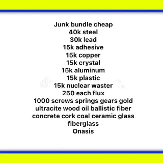 Junk bundle cheap 