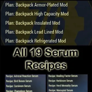 Plan | 19 serum plan & backpack